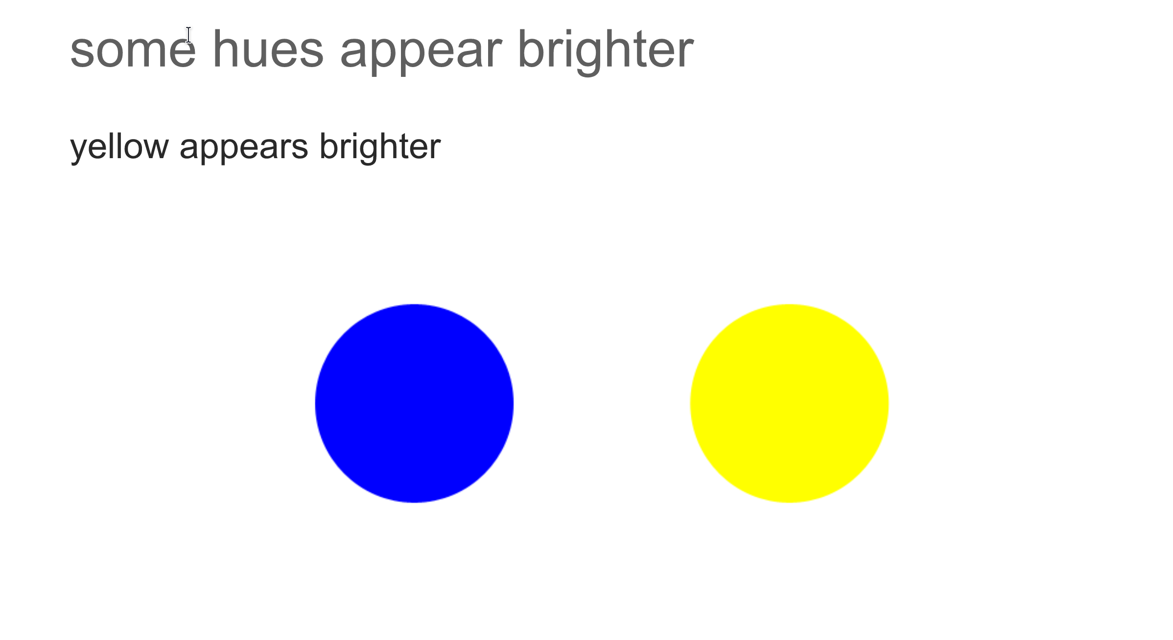 Azul y amarillo &mdash; un color predomina más. Fuente: Martin Krzywinski.