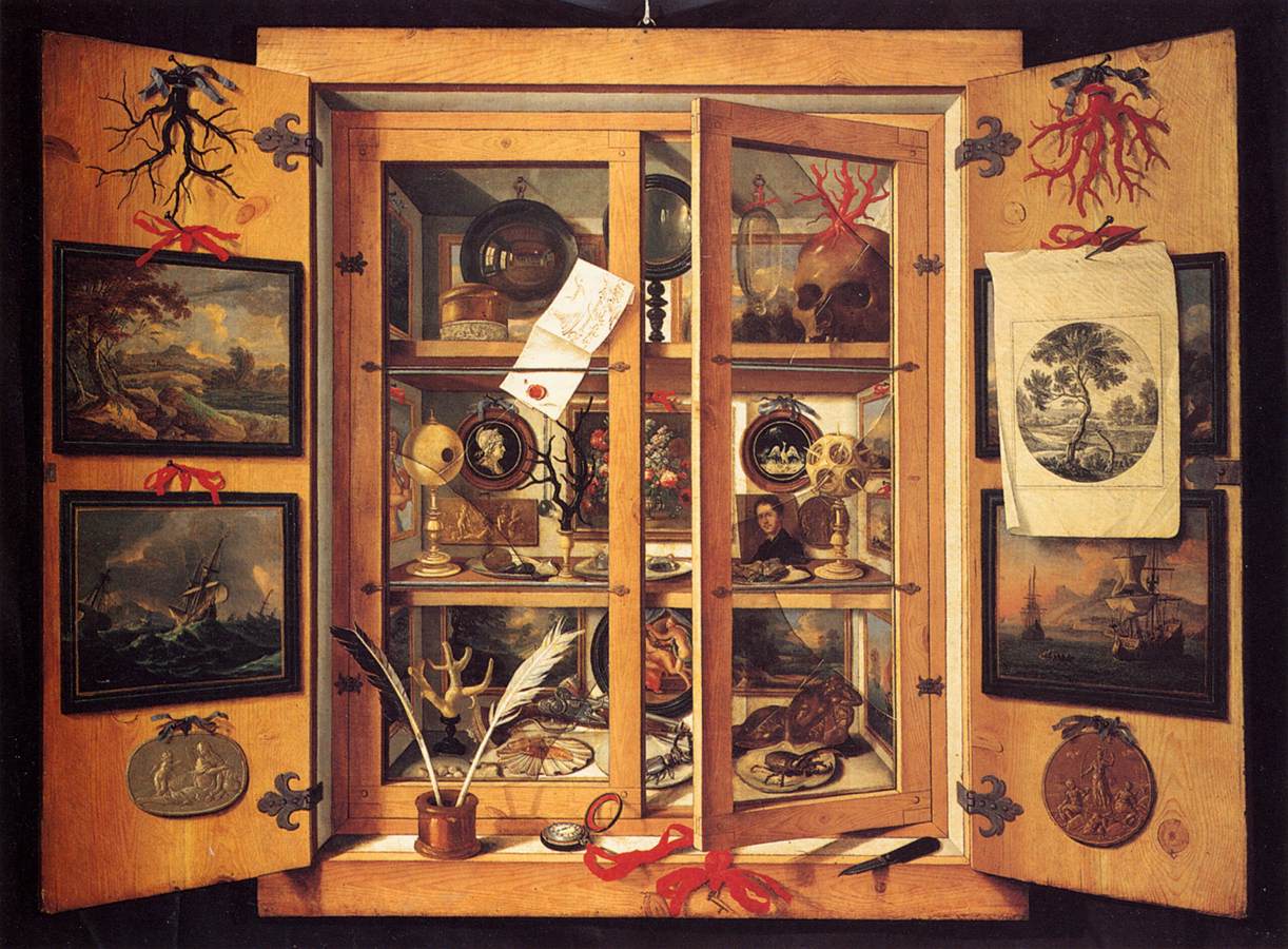 Le Cabinet de curiosités (1690), obra de Domenico Remps, Florencia.