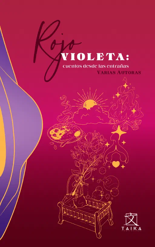 Portada de Rojo violeta: cuentos desde las entrañas